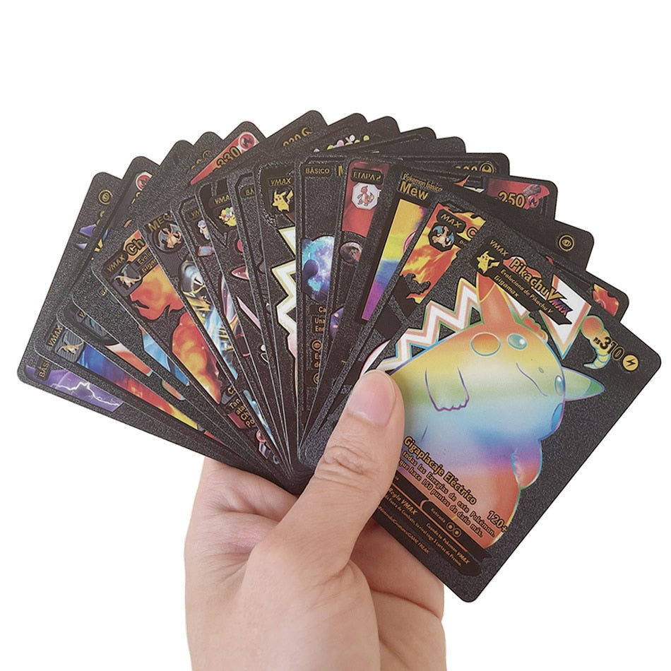Promoção kit 50 cartas pokemon gx- em inglês grátis carta dourada em  Promoção na Americanas