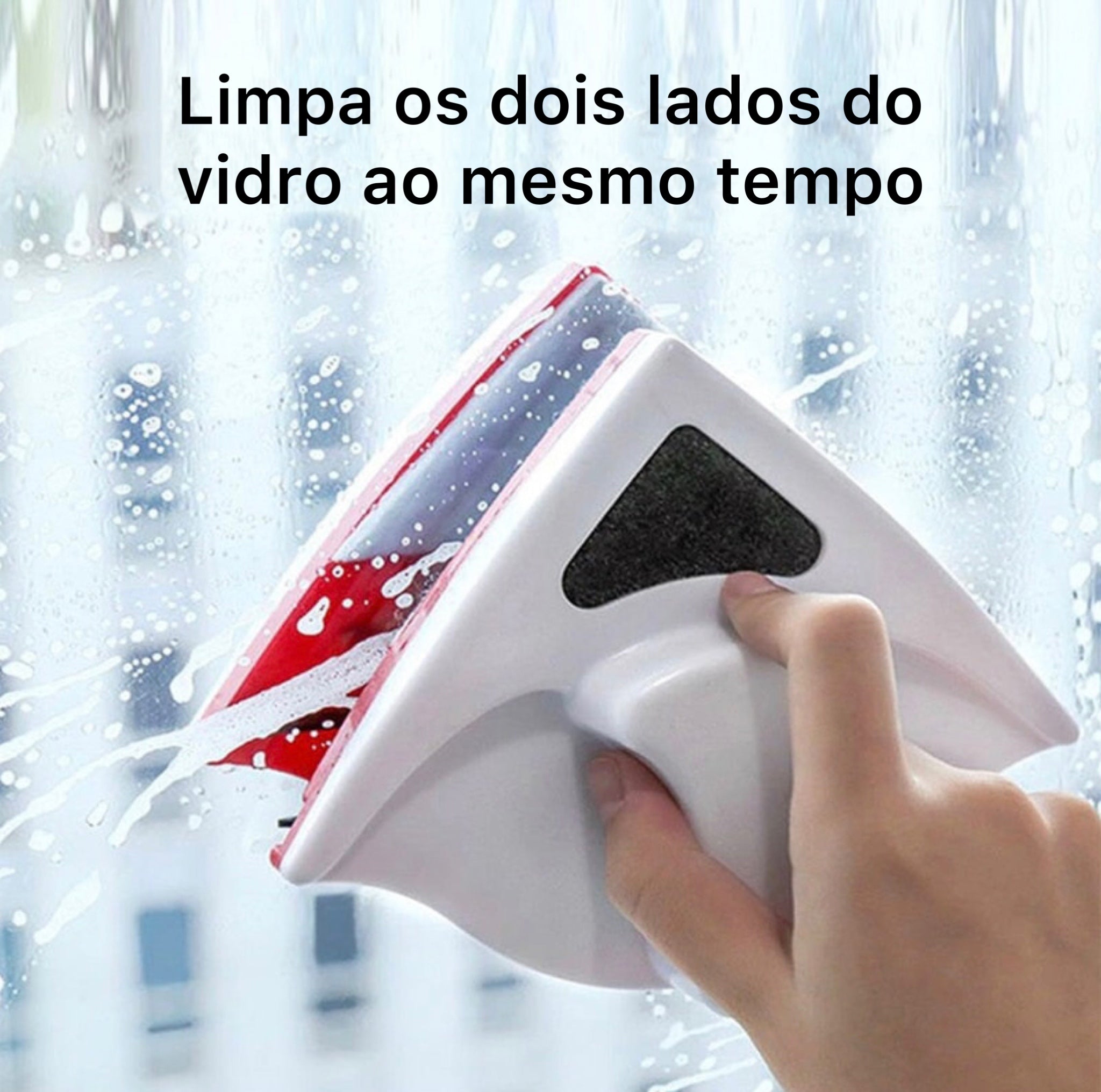 Limpador de Vidros Magnético - Magic Clean Glass