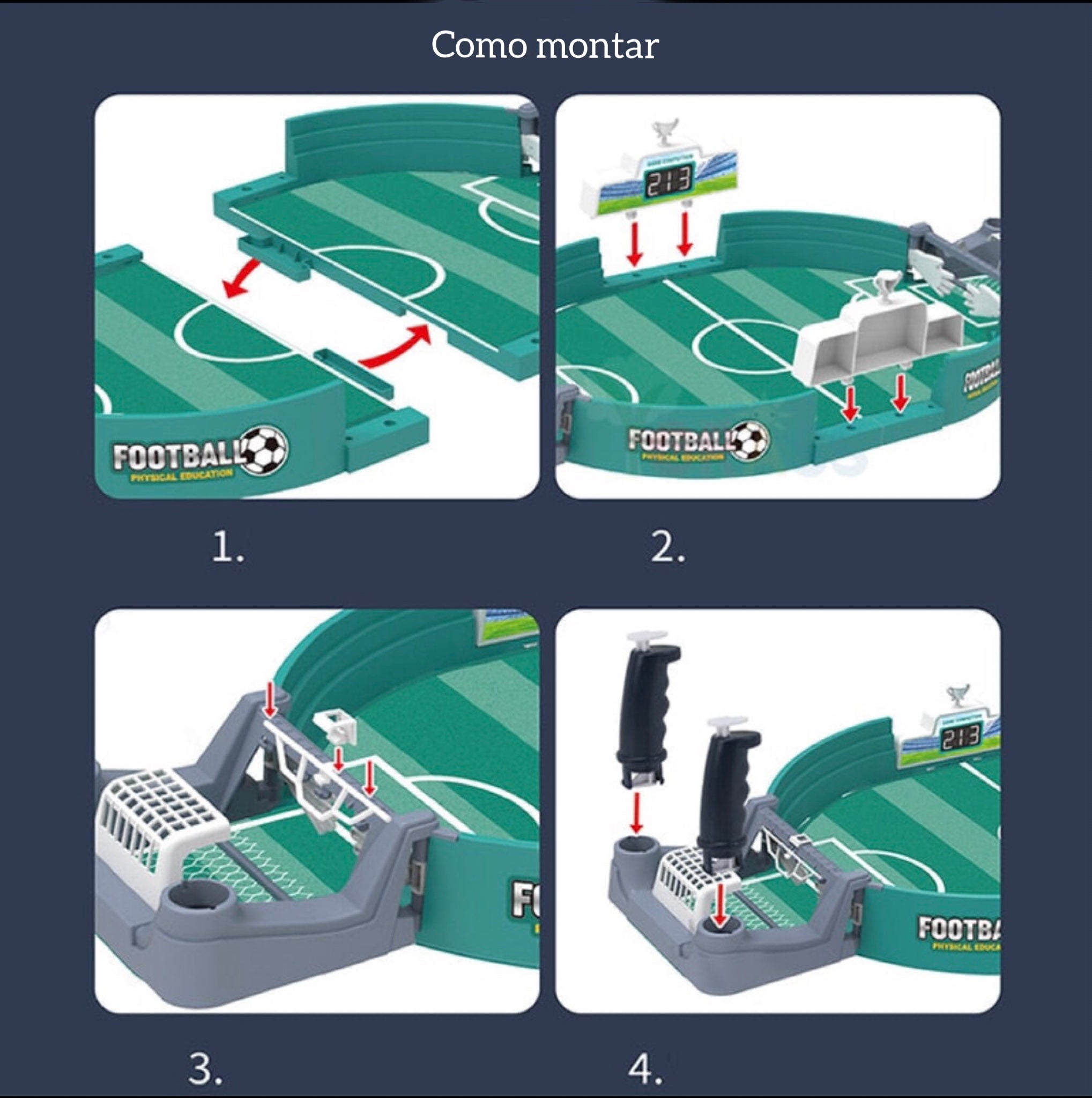 Jogo de Futebol Tabuleiro Interativo Soccer Game